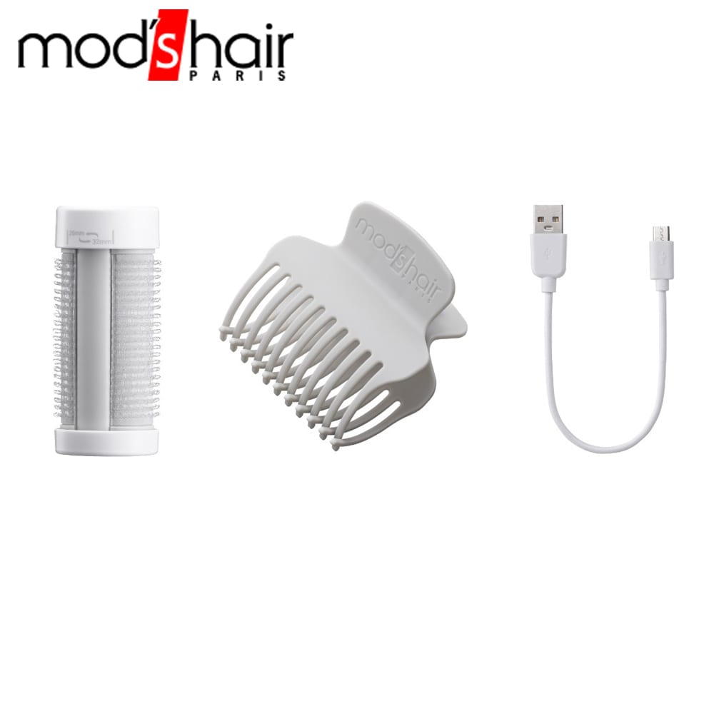 ホットカーラー スタイリッシュ アジャストモバイルホットカーラー 26mm 32mm 1本で2サイズ対応 海外兼用 前髪 modshair モッズヘア MHC-0140-W