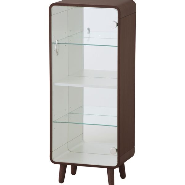 コレクションシェルフ L 棚 収納 AZUMAYA PT-612BR BR おしゃれ デザイン家具 インテリア 家具 新生活