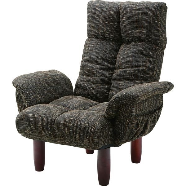 脚付 パーソナルチェア いす イス 椅子 チェア AZUMAYA RKC-39BR BR おしゃれ デザイン家具 インテリア 家具 【代引不可】