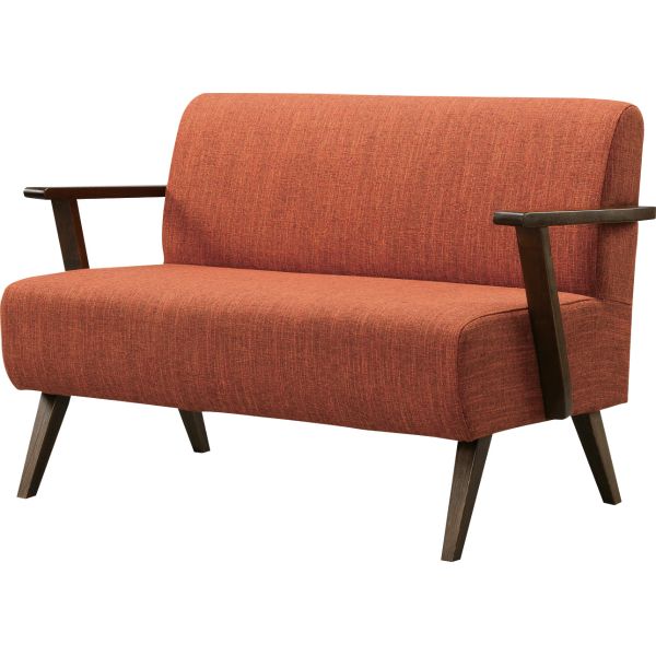 AZUMAYA インテリア家具 モティ 2人掛 RTO-742BR 【代引不可】