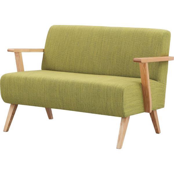 AZUMAYA モティ 2人掛 RTO-742GR【代引不可】【代引不可】