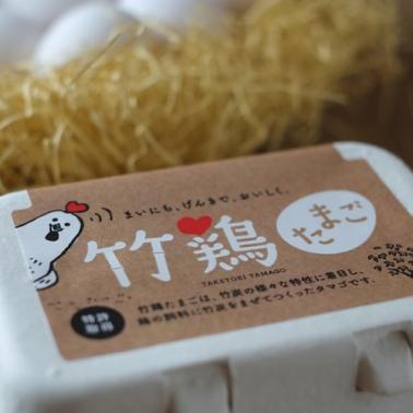 竹鶏たまご(白玉) 6個入P 竹鶏ファーム 宮城県産 国産 白卵 卵 タマゴ 生
