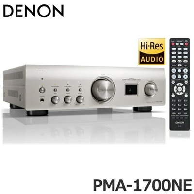 DENON プリメインアンプ PMA-A110直系のUSB-DAC搭載 プレミアムシルバー デノン PMA-1700NE-SP PMA-1700NE PMA1700NE