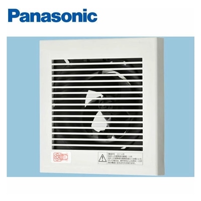 Panasonic パイプファン FY-08PD9D 換気扇 壁 天井 排気形 低騒音 角形格子ルーバー プロペラファン 速結端子 FY08PD9D