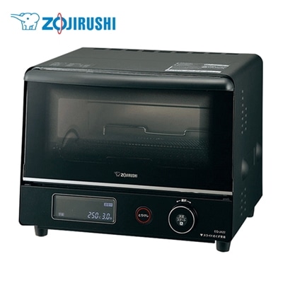象印 オーブントースター こんがり倶楽部 サクふわトースト 高火力スイッチヒーティング サクサク揚げたての食感 80℃-高温250℃ EQ-JA22-BA ブラック トースト ピザ ロールパン スイーツ グラタン ZOJIRUSHI EQ-JA22 EQJA22BA
