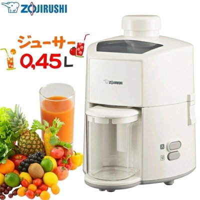 象印 ジューサー BM-JK05 WA 分解丸洗いOK チタンコートカッター ZOJIRUSHI BM-JK05-WA BMJK05