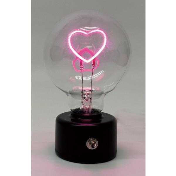 SLOWER LED Bulb Light (LED バルブライト) 電球型デザインライト ハートや 音符のデザイン