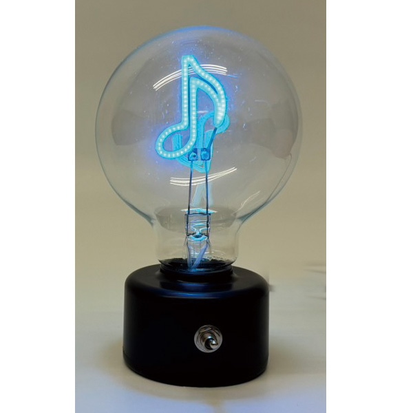 SLOWER LED Bulb Light (LED バルブライト) 電球型デザインライト ハートや 音符のデザイン
