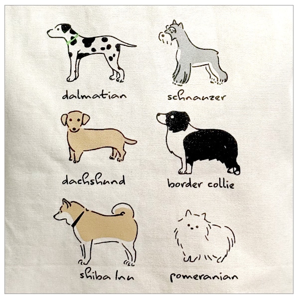 グラフィックトートバッグ イヌズカン