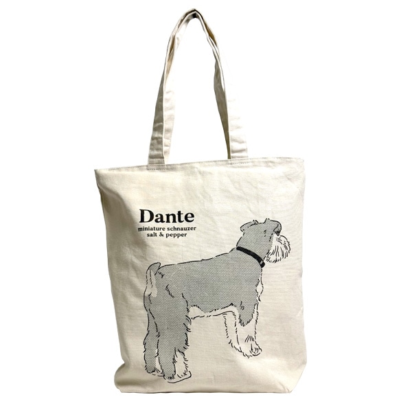 グラフィックトートバッグ シュナウザー