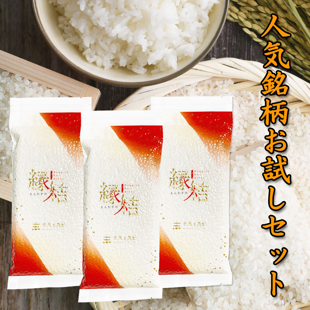 新米 秋田県産縁結び300g×3袋セット 令和7年産