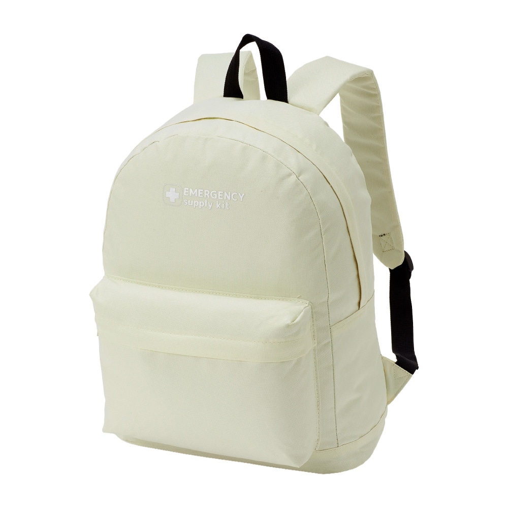 防災リュック 20L ベージュ エマージェンシー PEACEUP 選べる9カラー お部屋に合せておしゃれに災害対策 ピースアップ 防災バッグ 防災リュックのみ 単品 防災用品 避難 リュックサック レディース メンズ 子供用 バックパック 軽量 防災