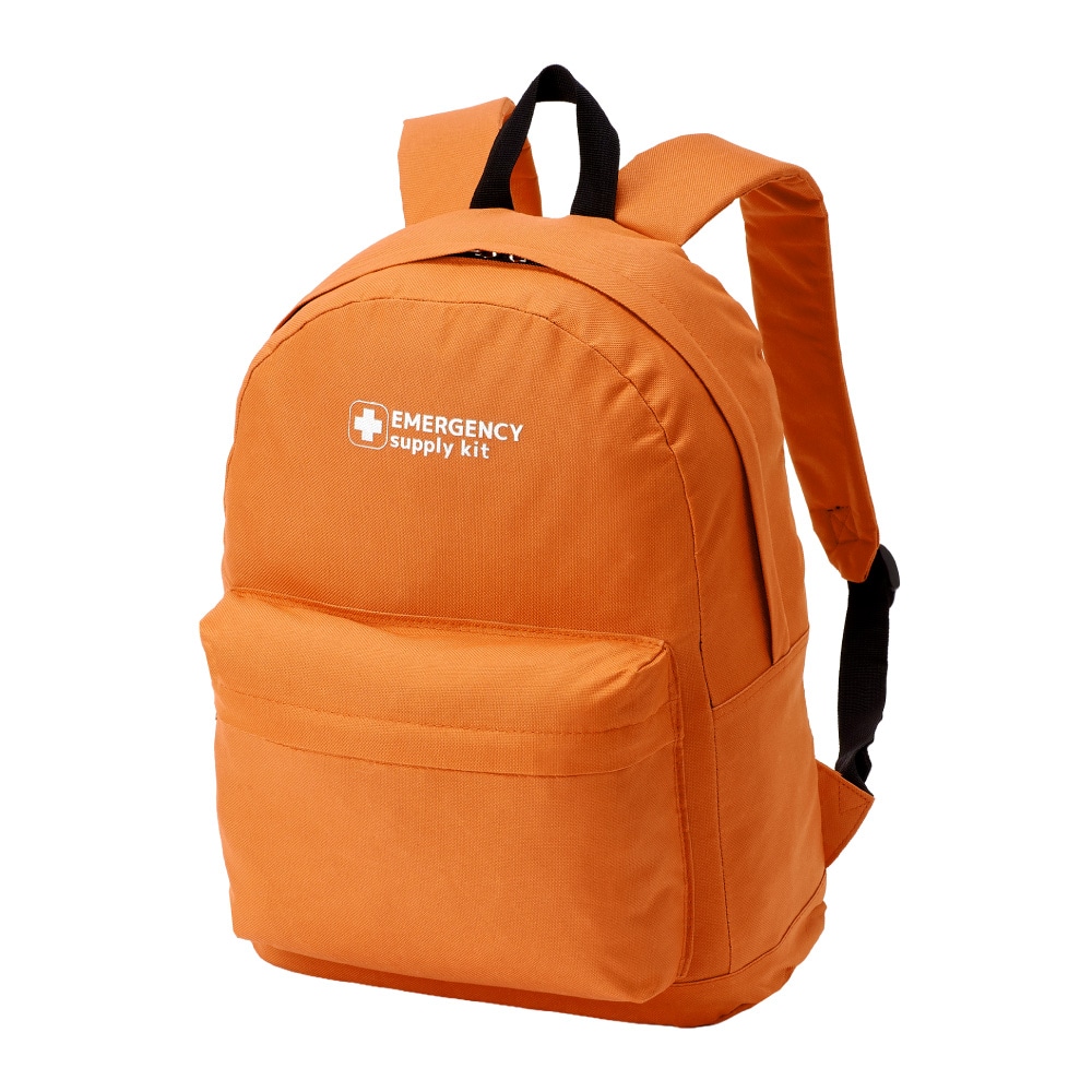 防災リュック 20L オレンジ エマージェンシー PEACEUP 選べる9カラー お部屋に合せておしゃれに災害対策 ピースアップ 防災バッグ 防災リュックのみ 単品 防災用品 避難 リュックサック レディース メンズ 子供用 バックパック 軽量 防災