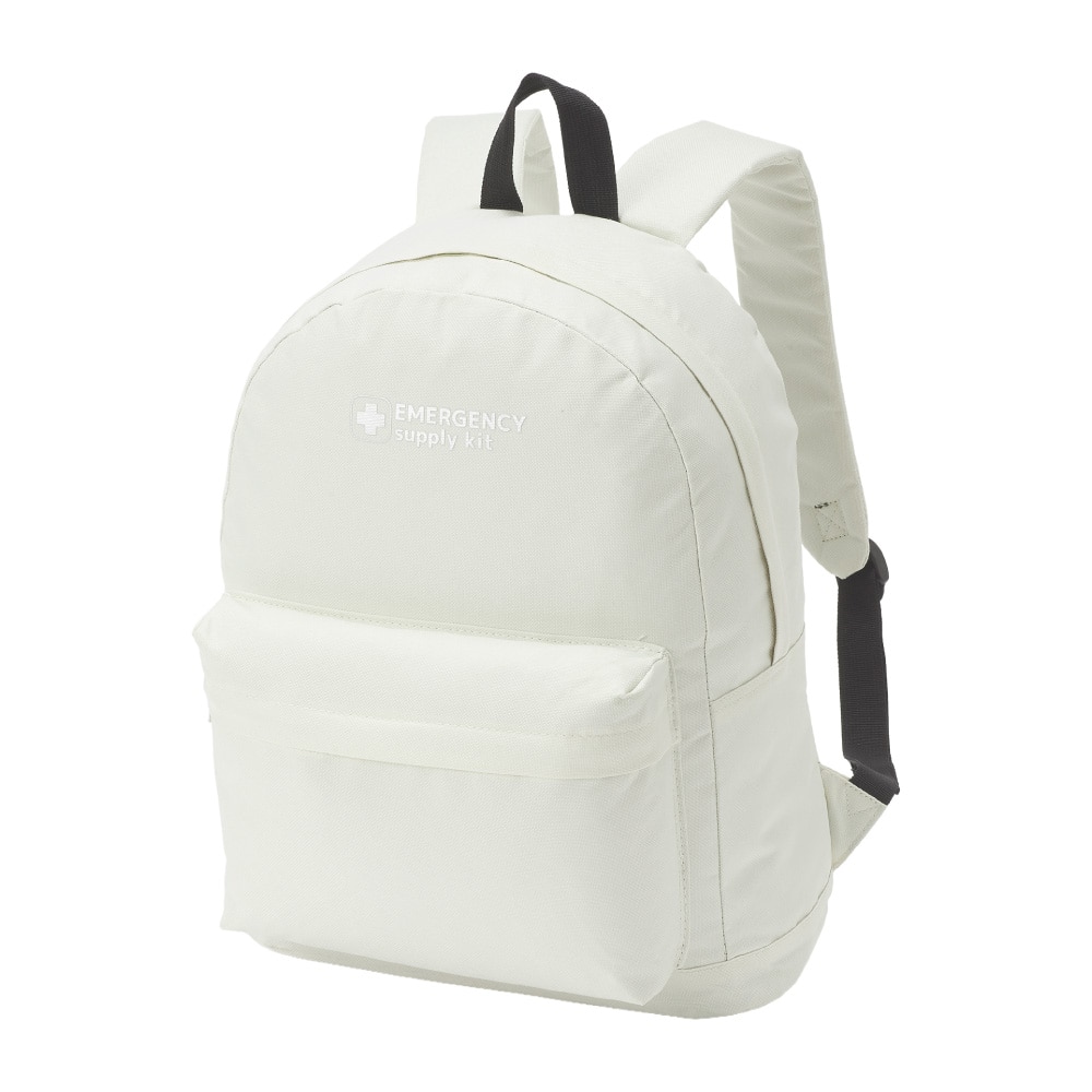 防災リュック 20L パールホワイト エマージェンシー PEACEUP 選べる9カラー お部屋に合せておしゃれに災害対策 ピースアップ 防災バッグ 防災リュックのみ 単品 防災用品 避難 リュックサック レディース メンズ 子供用 バックパック 軽量 防災