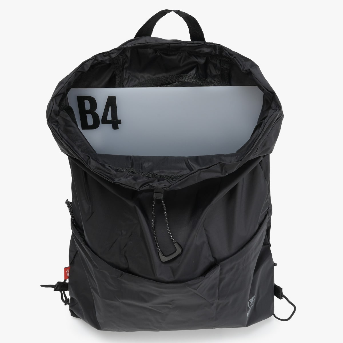 チャムス リュック ナップサック メンズ レディース 10L A4 B4 軽量 小型 小さめ 折りたたみ可能 パッカブルバッグ 旅行 アウトドア CHUMS CH60-4217 グレー