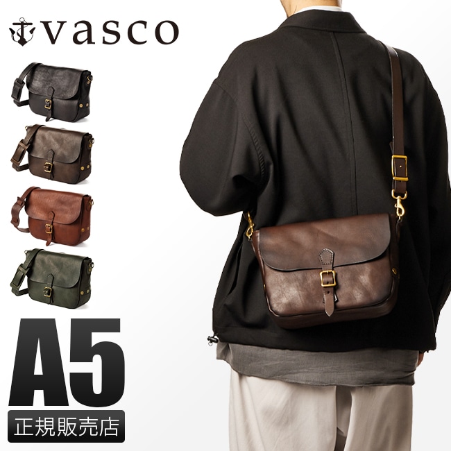 vasco ショルダーバッグ メンズ レディース ブランド レザー 本革 日本製 おしゃれ かっこいい ヴァスコ VS-249L 父の日