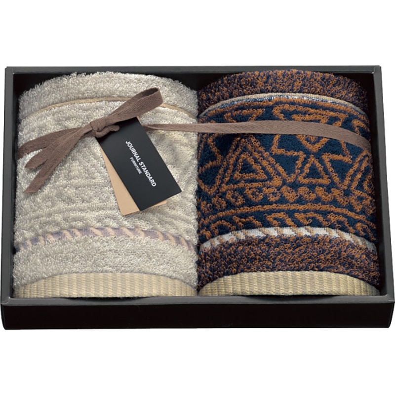 ジャーナル スタンダード ファニチャー ウォッシュタオル2枚セット ／プレゼント ギフト タオル 日用品・ヘルスケア お歳暮 お年賀 クリスマス ギフト