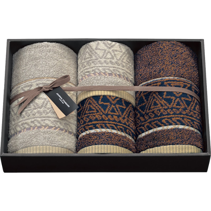 ジャーナル スタンダード ファニチャー フェイス・ウォッシュタオルセット /プレゼント ギフト タオル 日用品・ヘルスケア お歳暮 お年賀 クリスマス ギフト