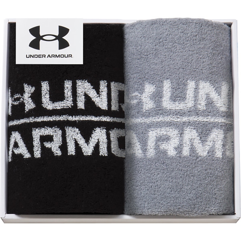 アンダーアーマー フェイスタオル2枚セット ／プレゼント ギフト タオル 日用品・ヘルスケア お歳暮 お年賀 クリスマス ギフト
