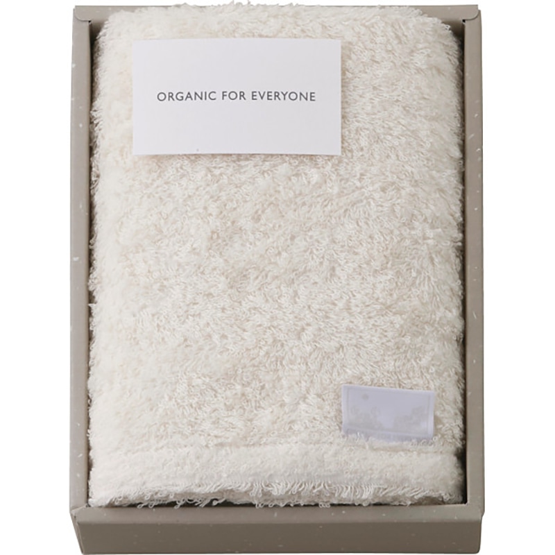 オーガニックフォーエブリワン フェイスタオル ／プレゼント ギフト タオル 日用品・ヘルスケア お歳暮 お年賀 クリスマス ギフト