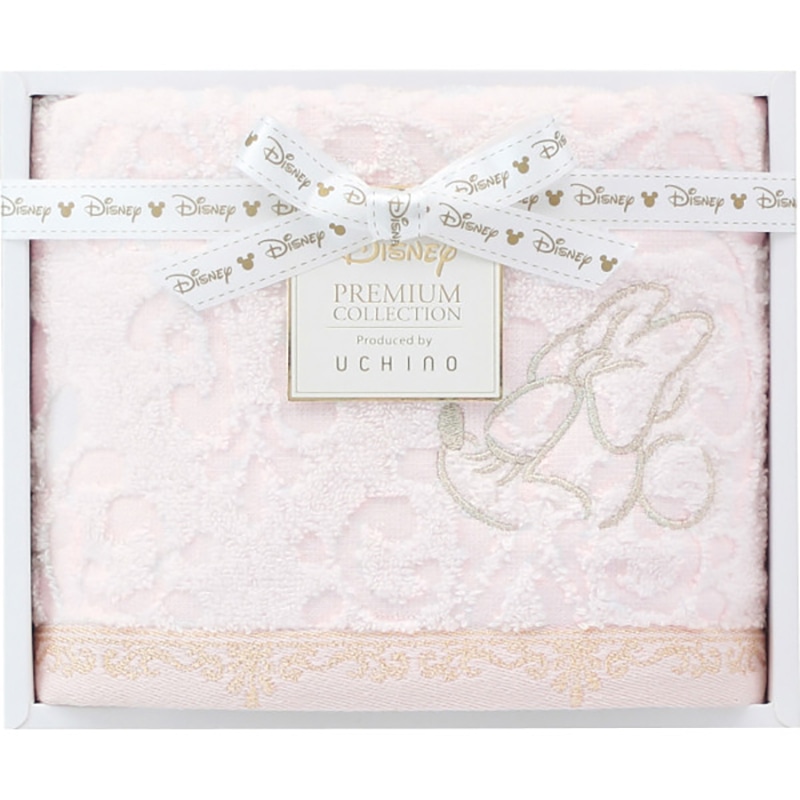 ディズニー プレミアム フェイスタオル ピンク ／プレゼント ギフト タオル 日用品・ヘルスケア お歳暮 お年賀 クリスマス ギフト