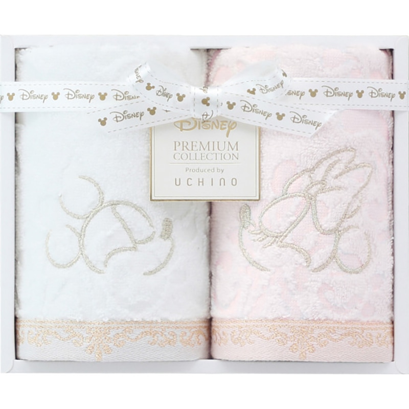 ディズニー プレミアム ゲストタオル2枚セット ミックス ／プレゼント ギフト タオル 日用品・ヘルスケア お歳暮 お年賀 クリスマス ギフト