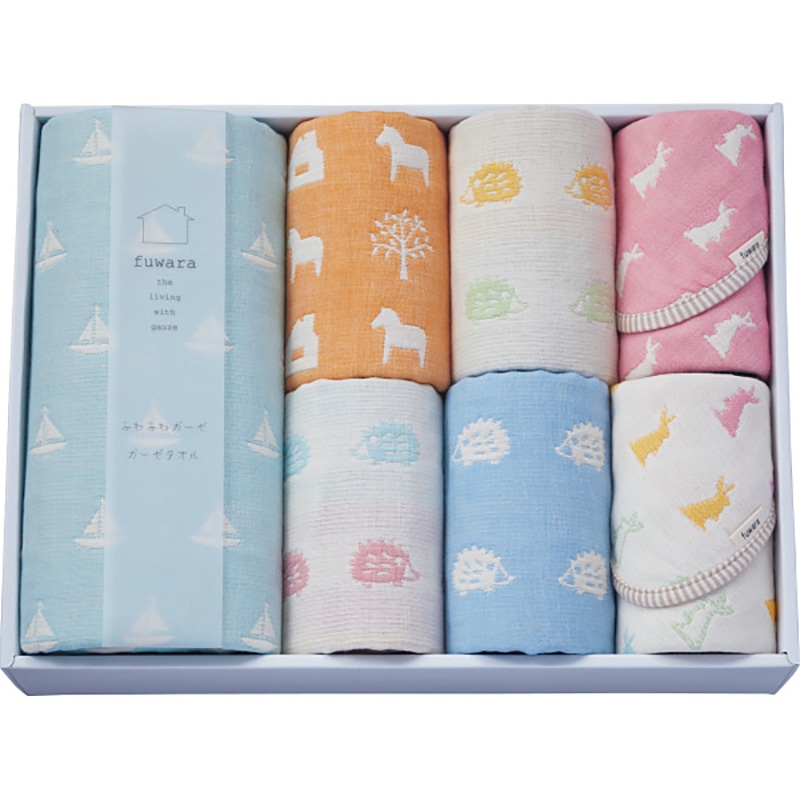ふわら 四重織バス・フェイスタオル・六重織タオルハンカチセット /プレゼント ギフト ハンドタオル ハンカチ・ハンドタオル バッグ・小物・雑貨 ファッション お歳暮 お年賀 クリスマス ギフト