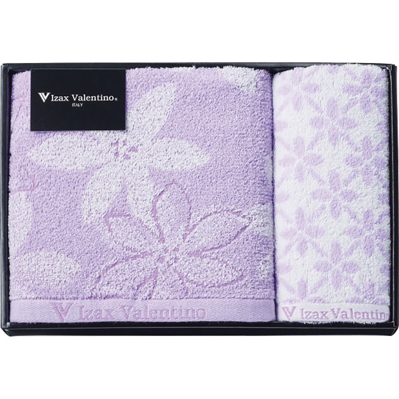 アイザック・バレンチノ バス・フェイスタオルセット /プレゼント ギフト タオル 日用品・ヘルスケア お歳暮 お年賀 クリスマス ギフト