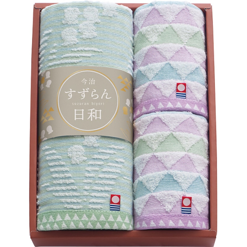 今治すずらん日和 フェイスタオル・タオルハンカチセット ／プレゼント ギフト ハンドタオル ハンカチ・ハンドタオル バッグ・小物・雑貨 ファッション お歳暮 お年賀 クリスマス ギフト