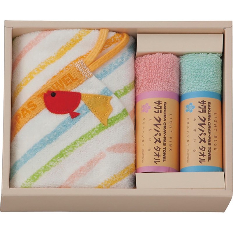 クレパスタオル ウォッシュタオル・タオルハンカチセット ／プレゼント ギフト ハンドタオル ハンカチ・ハンドタオル バッグ・小物・雑貨 ファッション お歳暮 お年賀 クリスマス ギフト