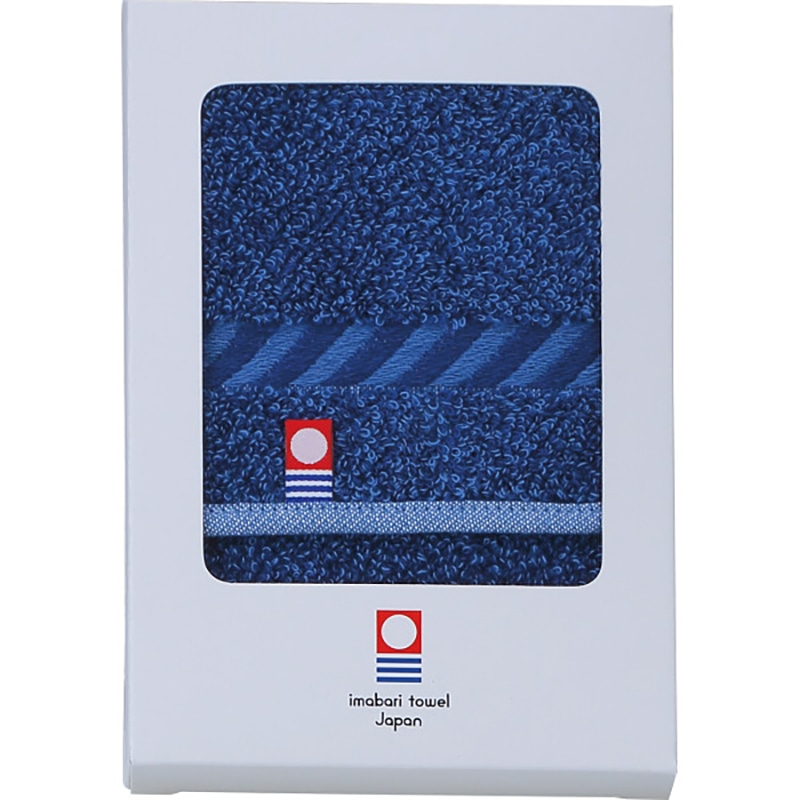 今治産タオルハンカチ ネイビー /プレゼント ギフト ハンドタオル ハンカチ・ハンドタオル バッグ・小物・雑貨 ファッション お歳暮 お年賀 クリスマス ギフト