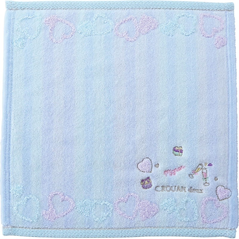 セルーアン 婦人タオルハンカチ パーティーブルー /プレゼント ギフト ハンドタオル ハンカチ・ハンドタオル バッグ・小物・雑貨 ファッション お歳暮 お年賀 クリスマス ギフト