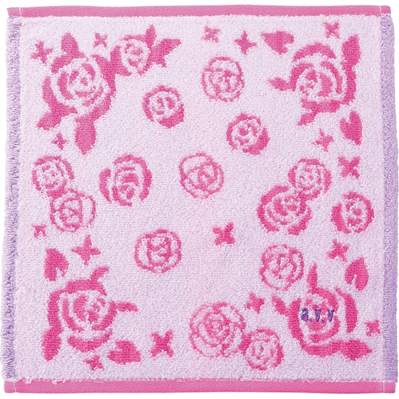 アーヴェーヴェー 婦人タオルハンカチ 薔薇ピンク /プレゼント ギフト ハンドタオル ハンカチ・ハンドタオル バッグ・小物・雑貨 ファッション お歳暮 お年賀 クリスマス ギフト