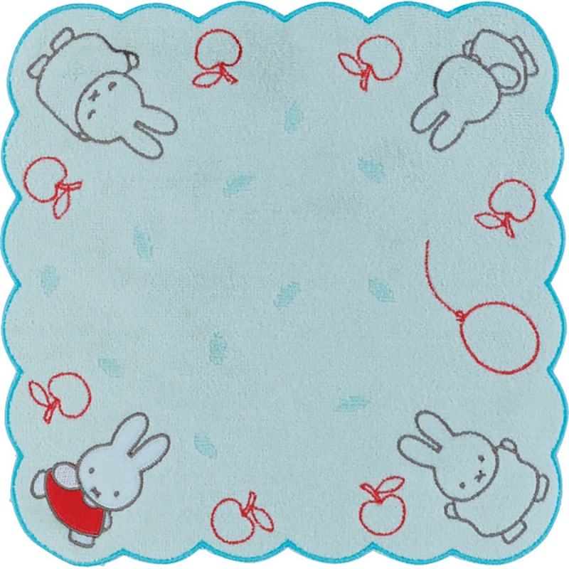 ミッフィー ミニタオル ミッフィーとりんご ／プレゼント ギフト タオル 日用品・ヘルスケア お歳暮 お年賀 クリスマス ギフト