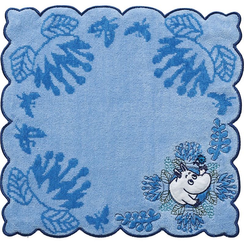 ムーミン ミニタオル キルティングブルー ／プレゼント ギフト タオル 日用品・ヘルスケア お歳暮 お年賀 クリスマス ギフト