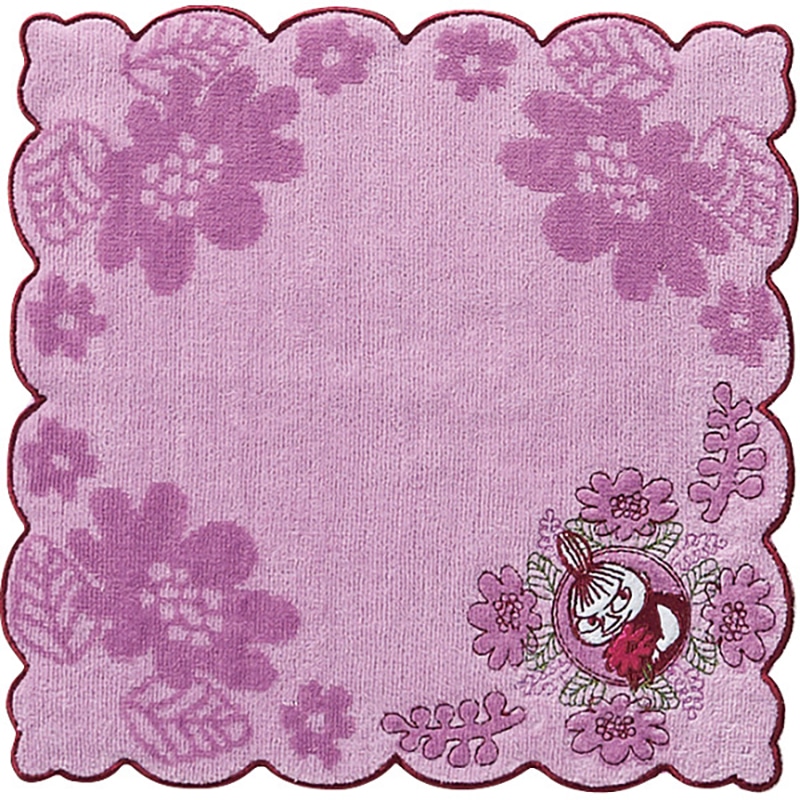 ムーミン ミニタオル キルティングパープル ／プレゼント ギフト タオル 日用品・ヘルスケア お歳暮 お年賀 クリスマス ギフト