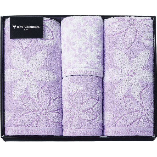 アイザック・バレンチノ バス・フェイスタオルセット ／タオル 日用品・ヘルスケア ギフト プレゼント プチギフト 祝い お年賀 御年賀 2026 送料無料 人気 年始挨拶 バレンタイン チョコ 以外 子供 友達