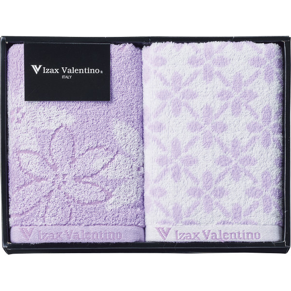 アイザック・バレンチノ フェイスタオル2枚セット ／タオル 日用品・ヘルスケア ギフト プレゼント プチギフト 祝い お年賀 御年賀 2026 送料無料 人気 年始挨拶 バレンタイン チョコ 以外 子供 友達