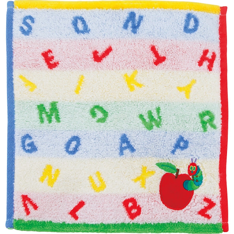 はらぺこあおむし タオルハンカチ スタディ ／プレゼント ギフト ハンドタオル ハンカチ・ハンドタオル バッグ・小物・雑貨 ファッション お歳暮 お年賀 クリスマス ギフト