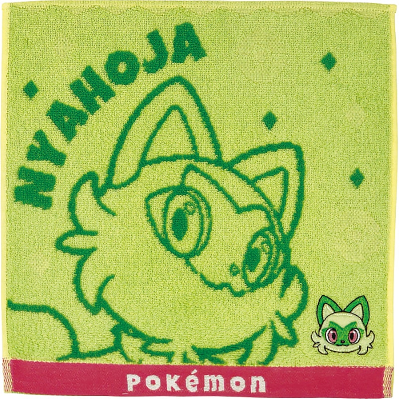 ポケモン タオルハンカチ ニャオハ /プレゼント ギフト ハンドタオル ハンカチ・ハンドタオル バッグ・小物・雑貨 ファッション お歳暮 お年賀 クリスマス ギフト