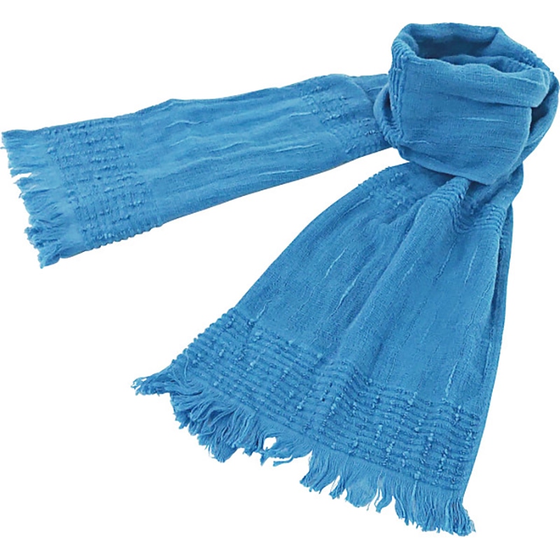 たおるマフラー(BOX入り) 青 ／プレゼント ギフト レディースマフラー・ストール マフラー・スカーフ バッグ・小物・雑貨 ファッション お歳暮 お年賀 クリスマス ギフト