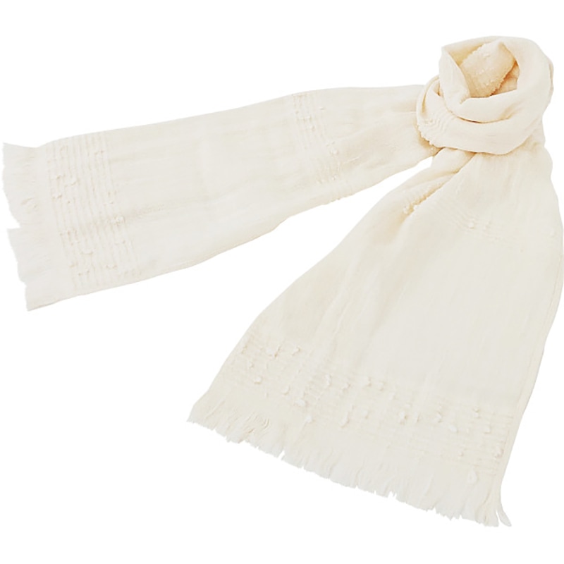 たおるマフラー(BOX入り) 生成 ／プレゼント ギフト レディースマフラー・ストール マフラー・スカーフ バッグ・小物・雑貨 ファッション お歳暮 お年賀 クリスマス ギフト