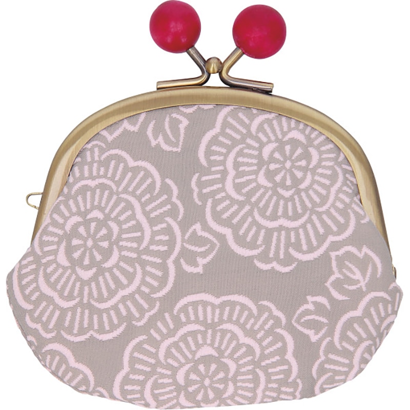 くろちく ふくれ織り 小銭入 撫子色 ／プレゼント ギフト レディースコインケース 財布・ケース バッグ・小物・雑貨 ファッション お歳暮 お年賀 クリスマス ギフト