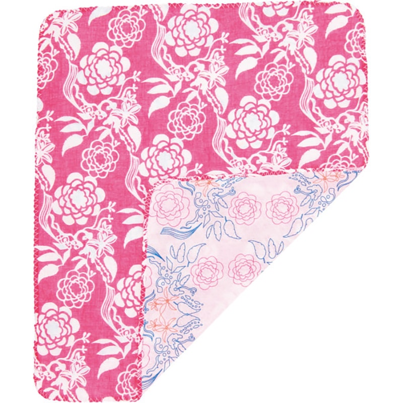 くろちく 両面ガーゼハンカチ 花レース /プレゼント ギフト ハンドタオル ハンカチ・ハンドタオル バッグ・小物・雑貨 ファッション お歳暮 お年賀 クリスマス ギフト