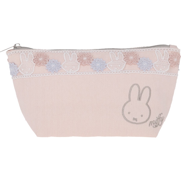 ミッフィー 横長ポーチ スウィートガーデン ／アクセサリーポーチ レディースバッグ バッグ・小物・雑貨 ファッション ギフト プレゼント プチギフト 祝い お年賀 御年賀 2026 送料無料 人気 年始挨拶 バレンタイン チョコ 以外 子供 友達