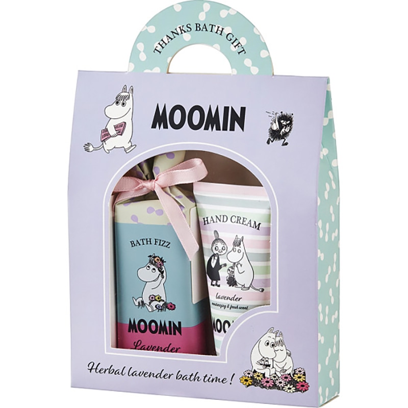 ムーミン バスギフトバッグ ラベンダー /プレゼント ギフト ハンドケア用品 メイク道具・ケアグッズ コスメ・ヘアケア お歳暮 お年賀 クリスマス ギフト