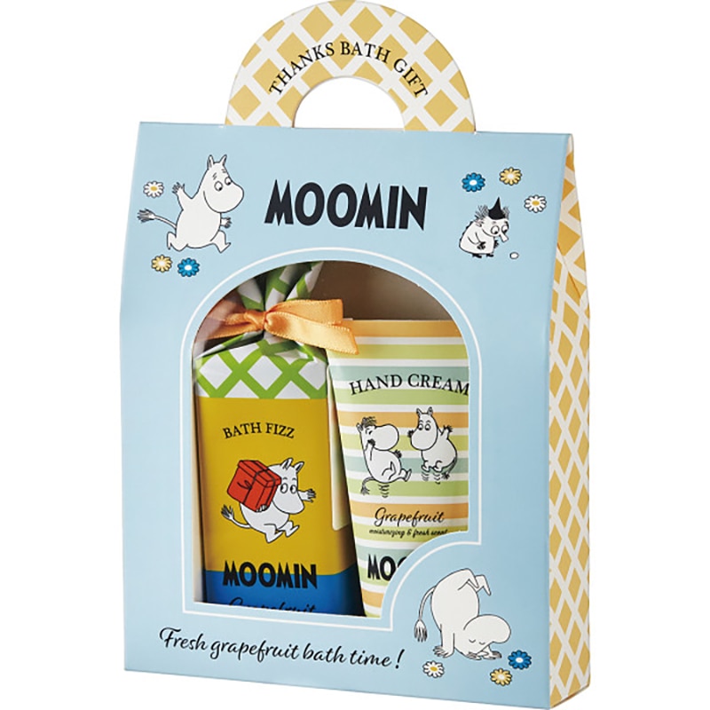 ムーミン バスギフトバッグ グレープフルーツ /プレゼント ギフト ハンドケア用品 メイク道具・ケアグッズ コスメ・ヘアケア お歳暮 お年賀 クリスマス ギフト