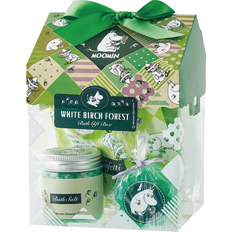 ムーミン バスギフトボックス しらかばの森 ／プレゼント ギフト 入浴剤 バス用品 日用品・ヘルスケア お歳暮 お年賀 クリスマス ギフト