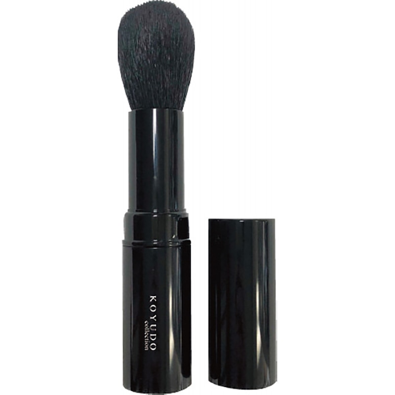 熊野筆 携帯チークブラシ /プレゼント ギフト チーク・フェイスブラシ ブラシ・チップ メイク道具・ケアグッズ コスメ・ヘアケア お歳暮 お年賀 クリスマス ギフト