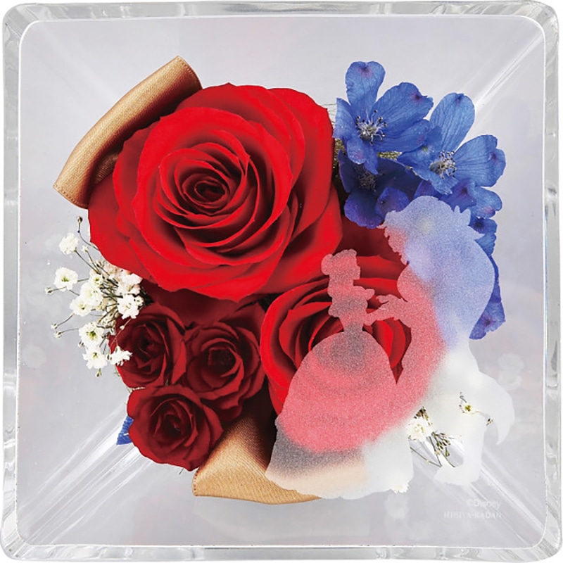 エテルネルフルール ディズニープリンセス(美女と野獣) /プレゼント ギフト プリザーブドフラワー 花・観葉植物 ガーデニング・農業 お歳暮 お年賀 クリスマス ギフト